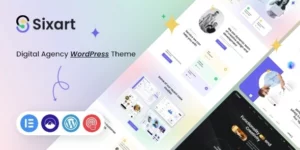 Sixart Digital Agency WordPress Theme 1.0.1破解版主题
