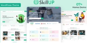 SkillUp Online Education WordPress Theme 1.0.15破解版主题