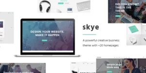 Skye Contemporary Theme for Creative Business 1.7破解版主题