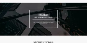 Skyscraper Architecture And Construction WordPress Theme 1.0.0破解版主题