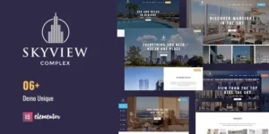Skyview Complex One Page Single Property WordPress Theme 2.0破解版主题