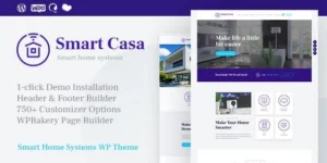 Smart Casa | Home Automation Technologies WordPress Theme 1.0.9破解版主题