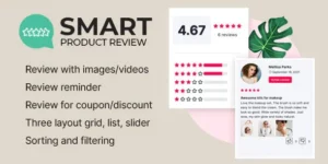 Smart Product Review For WooCommerce 2.0.3破解版插件