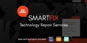 SmartFix The Technology Repair Services WordPress Theme 1.1.9破解版主题