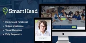 SmartHead | Tutoring Service Online School Education WordPress Theme 1.1.3破解版主题