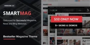 SmartMag Responsive Retina WordPress Magazine 10.0.0破解版主题
