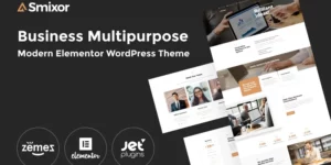 Smixor Business Multipurpose Modern WordPress Elementor Theme WordPress Theme 1.0.0破解版主题