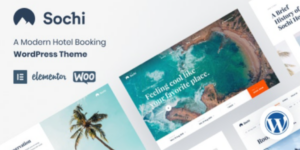 Sochi  – Hotel Booking Theme 1.2.2破解版主题