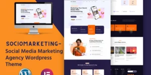 Sociomarketing Social Media Marketing Agency WordPress Theme 1.0.0破解版主题