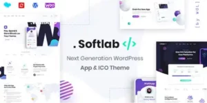 Softlab Startup and App WordPress Theme 1.3.4破解版主题