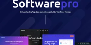 Softwarepro Software Landing Page Sass WordPress Theme 1.0.0破解版主题