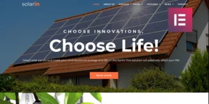 Solarin Solar Energy Company WordPress Elementor Theme WordPress Theme 1.0.1破解版主题