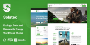 Solatec Ecology Solar Energy WordPress Theme 2.0.5破解版主题