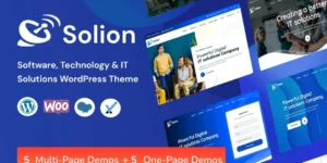 Solion Technology IT Solutions WordPress Theme 1.1.6破解版主题