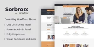 Sorbroix : Business Consulting WordPress Theme 1破解版主题