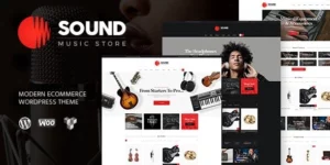Sound | Musical Instruments Online Store WordPress Theme 1.5破解版主题