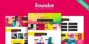 Sounder | Online Internet Radio Station WordPress Theme 1.1.0破解版主题