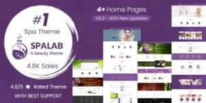Spa Lab | Beauty Salon Theme 5.5破解版主题