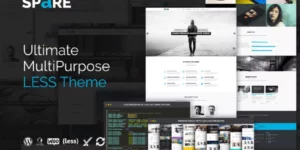 Spare Ultimate MultiPurpose LESS Theme 1.7破解版主题