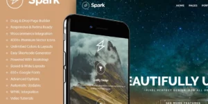 Spark Drag Drop WordPress Theme 5.3.6破解版主题