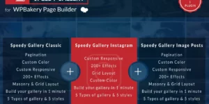 Speedy Gallery Addons for WPBakery Page Builder 1.0破解版插件