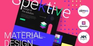 Spektive Legible And Neat Material Design WordPress Theme 1.0.0破解版主题