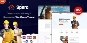 Spero Construction Industry WordPress Theme 1.1破解版主题