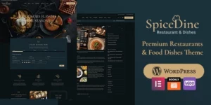 SpiceDine WordPress Theme For Hotels Restaurants 1.0.0破解版主题