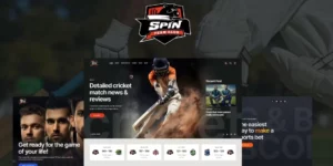 Spin – Cricket Team Sports WordPress Theme + AI 1.0.0破解版主题