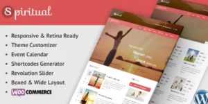 Spiritual Church WordPress Theme (Responsive) 2.15破解版主题