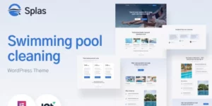 Splas Swimming Pool Cleaning WordPress Theme and Maintenance Service 1.0破解版主题