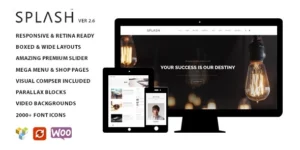 Splash Multipurpose WordPress Theme 3.2破解版主题