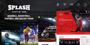 Splash Sport Club WordPress Theme for Basketball
