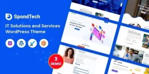 SpondTech IT Solutions And Services WordPress Theme 1.0.3破解版主题