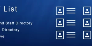 Staff List Pro 4.0.4破解版插件