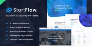 StartFlow Creative Multipurpose WordPress Theme 1.21破解版主题