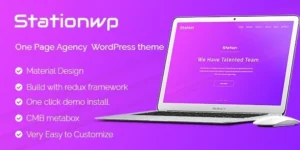 StationWP Agency WordPress theme 1.2破解版主题