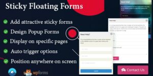 Sticky Floating Forms Pro 1.1.5破解版插件