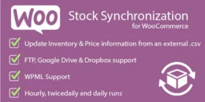 Stock Synchronization for WooCommerce 1.6.7破解版插件