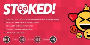 Stoked! Irreverent Viral Magazine and Personal Blog WordPress Theme 2.5破解版主题