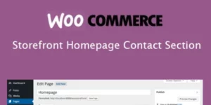 Storefront Homepage Contact Section AddOn 1.0.5破解版插件