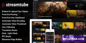 StreamTube Video Streaming WordPress Theme 2.7.30破解版主题