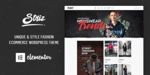 Striz Fashion Ecommerce WordPress Theme 1.6.0破解版主题