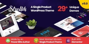 Strollik Single Product WooCommerce WordPress Theme 4.0.2破解版主题