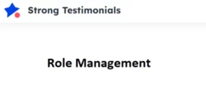 Strong Testimonials Role Management 1.0.3破解版插件