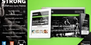 Strong – Sports Center WordPress Theme 1.09破解版主题