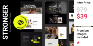 Stronger Gym and Fitness Theme 1.0破解版主题