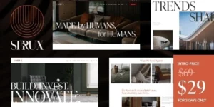 Strux Architecture Interior Design WordPress Theme 1.0破解版主题