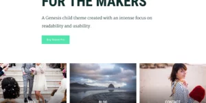 StudioPress Maker Pro Theme 1.0.1破解版主题