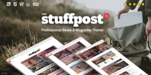StuffPost Professional News Magazine WordPress Theme 1.3.6破解版主题